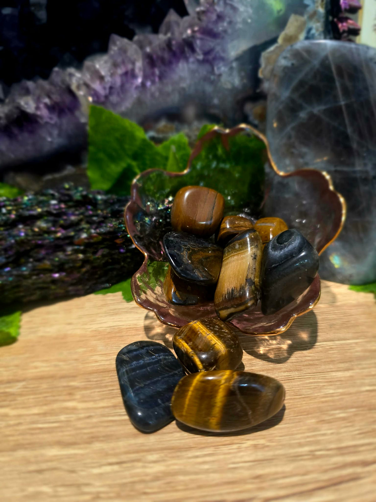 Crystal tumbles
