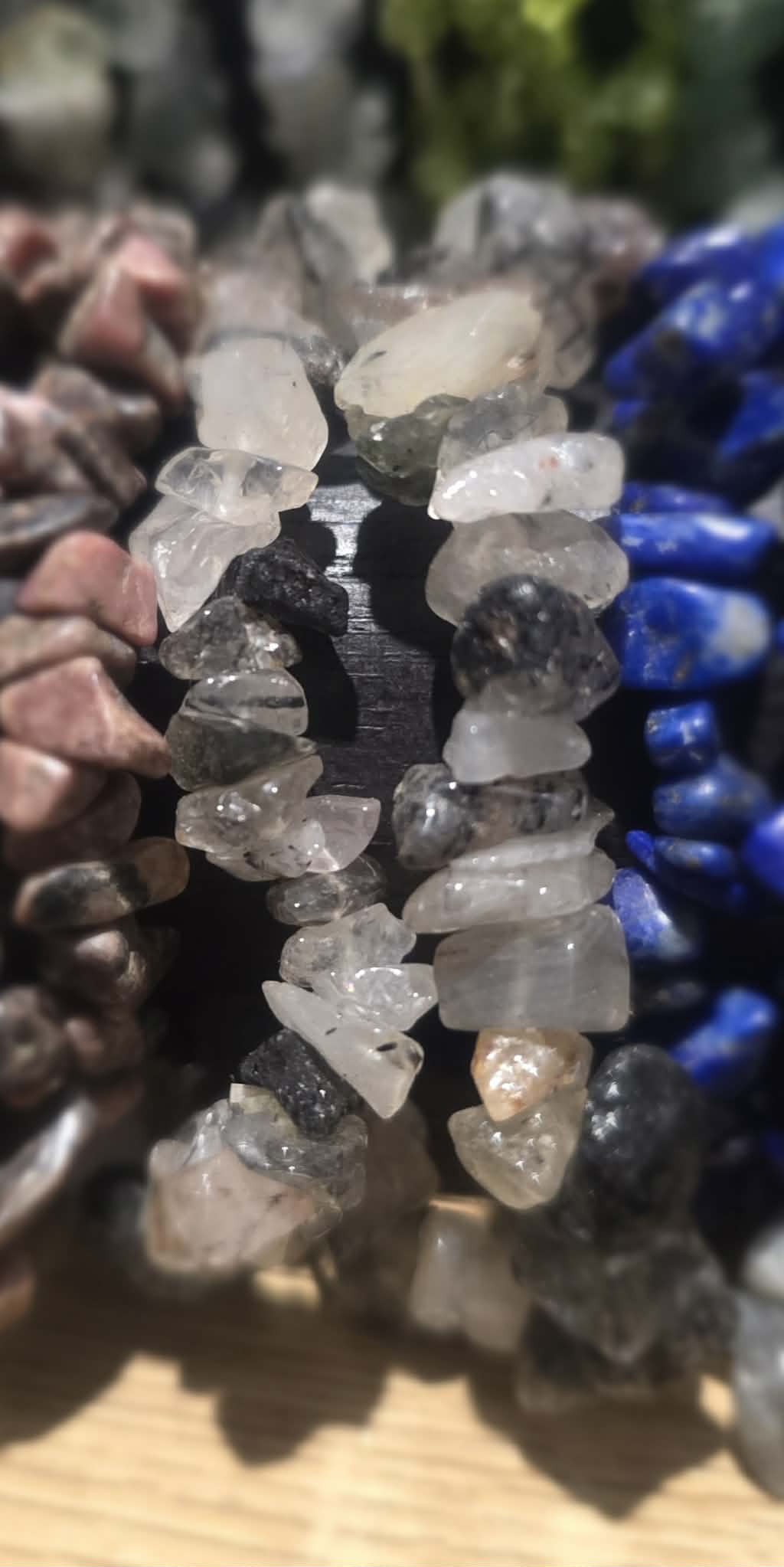 Crystal Chip Bracelets