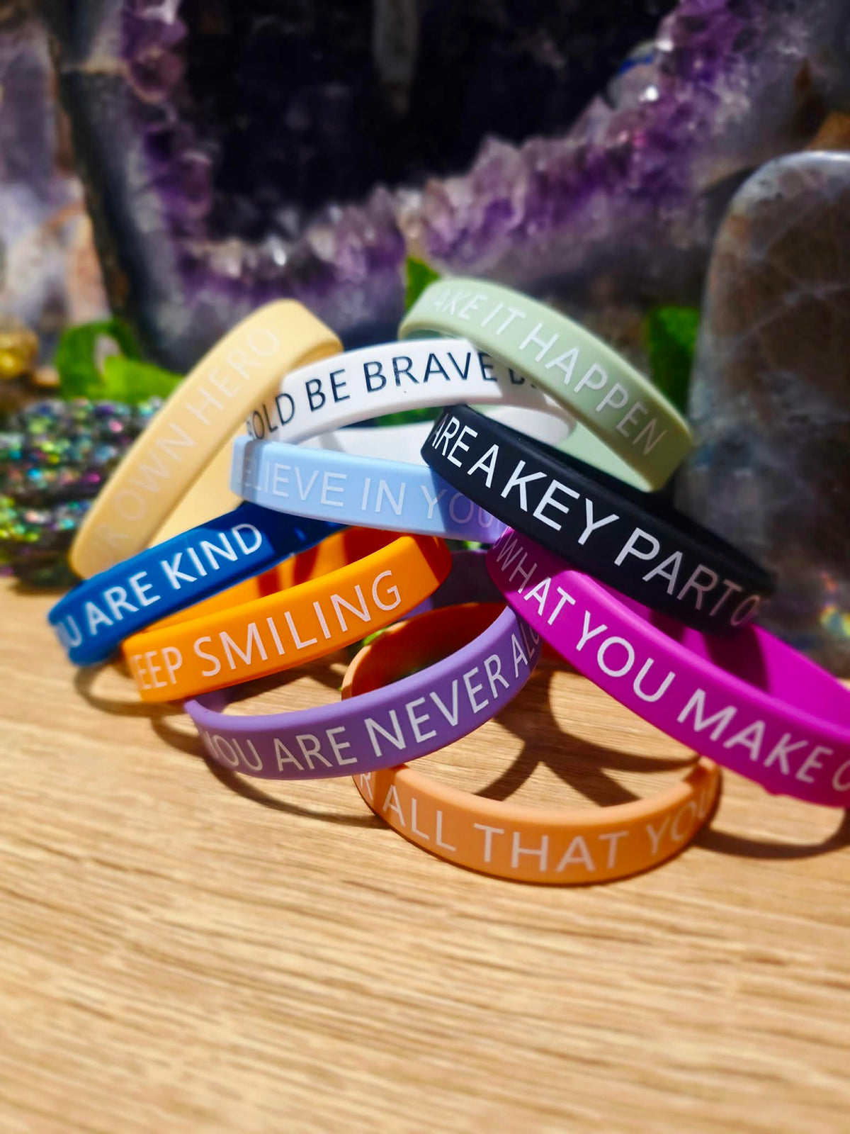 Inspirational Silicone Wristbands